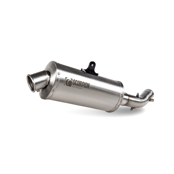 Scorpion Exhaust Voge DS 800 X Rally 2025 - 2025 Factory Oval Slip-on Brushed Stainless